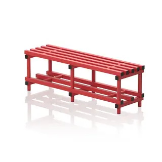 Single benches 150 cm Red 45 cm