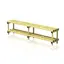 Single benches 200 cm Yellow 35 