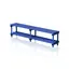 Single benches with bottom shelf 200 x 35 x 49 cm 