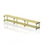 Single benches 300cm Yellow 35 