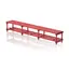 Single benches 300 cm REd 45 