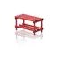 Single benches 90 cm Red 45 cm 