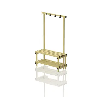 Henkaripenkki märkätiloihin 100 cm Kelta inen 100 cm