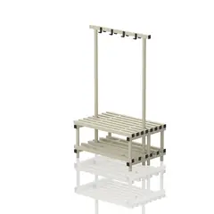 Benches with hanger Beige 100 cm