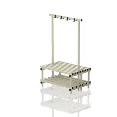 Henkaripenkki m&#228;rk&#228;tiloihin 200 cm Beige 100 cm