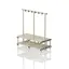 Benches with hanger Beige 150 cm 