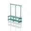 Benches with hanger Green 200 cm 