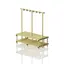 Benches with hanger Yellow 200 cm 