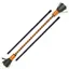 BravoStick | Basic Flowerstick 57 cm Devilstick jongleeraukseen | Oranssi 