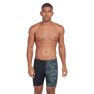 Camo Mid Jammer Badebukse Zoggs | Svart/Flerfarget | Ecolast+