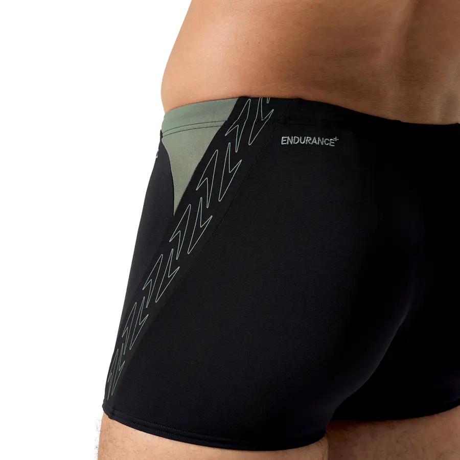Speedo | HyperBoom Splice Uimahousut Musta/Vihreä | Endurance+ | Koko 32 