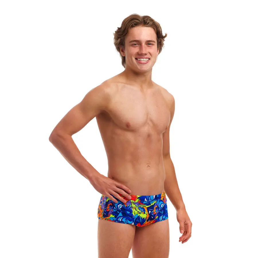 Funky Trunks | Mixed Mess Uimahousut Sidewinder Trunks | Koko 140 cm 