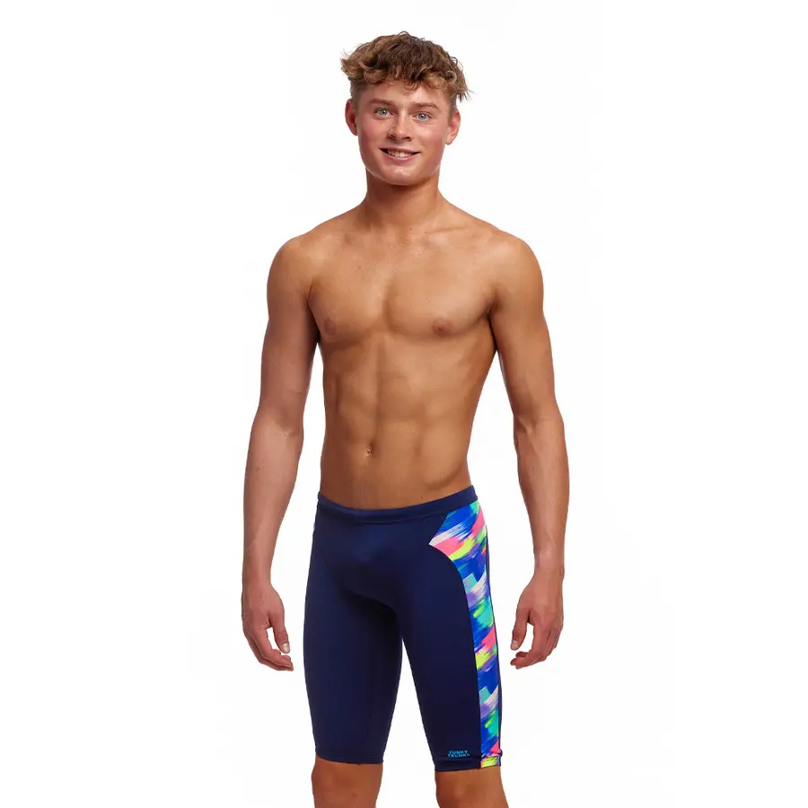 Funky Trunks Jr | Streaky Strokes Training Jammer | Koko 128 cm 
