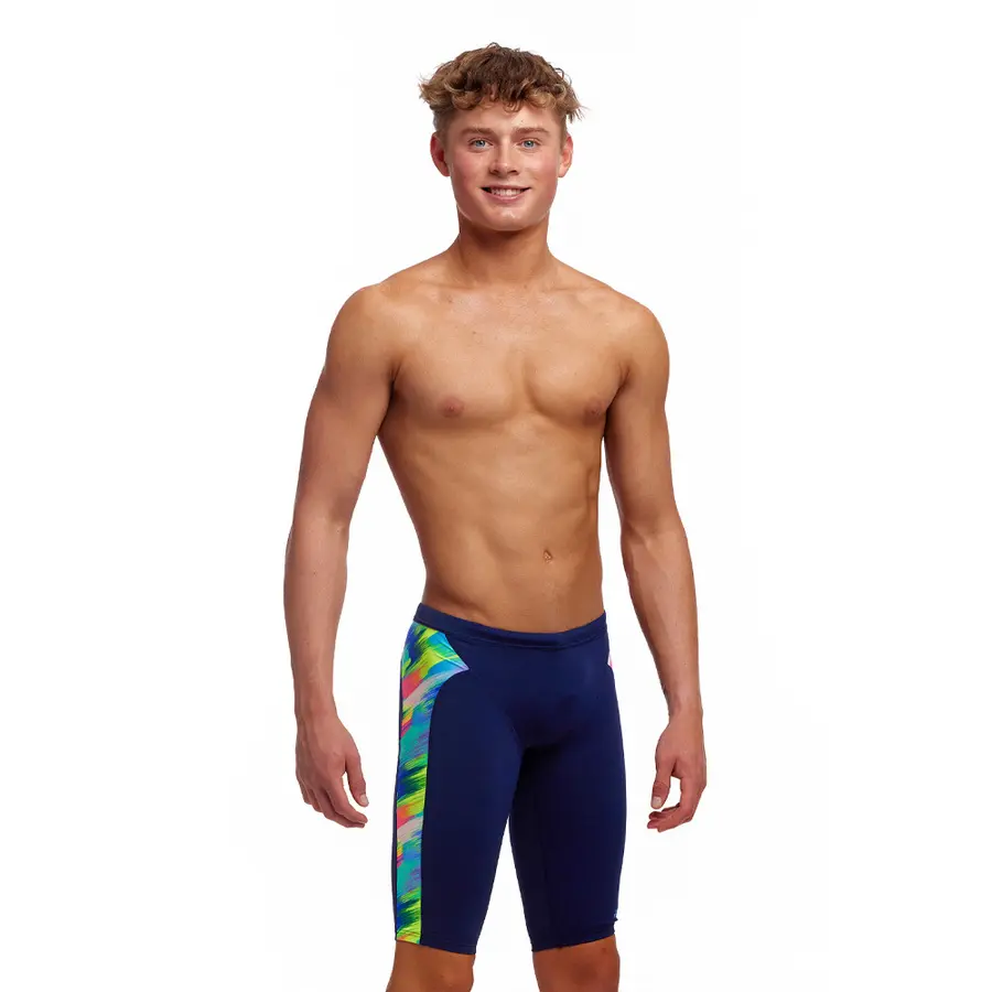 Funky Trunks Jr | Streaky Strokes Training Jammer | Koko 128 cm 