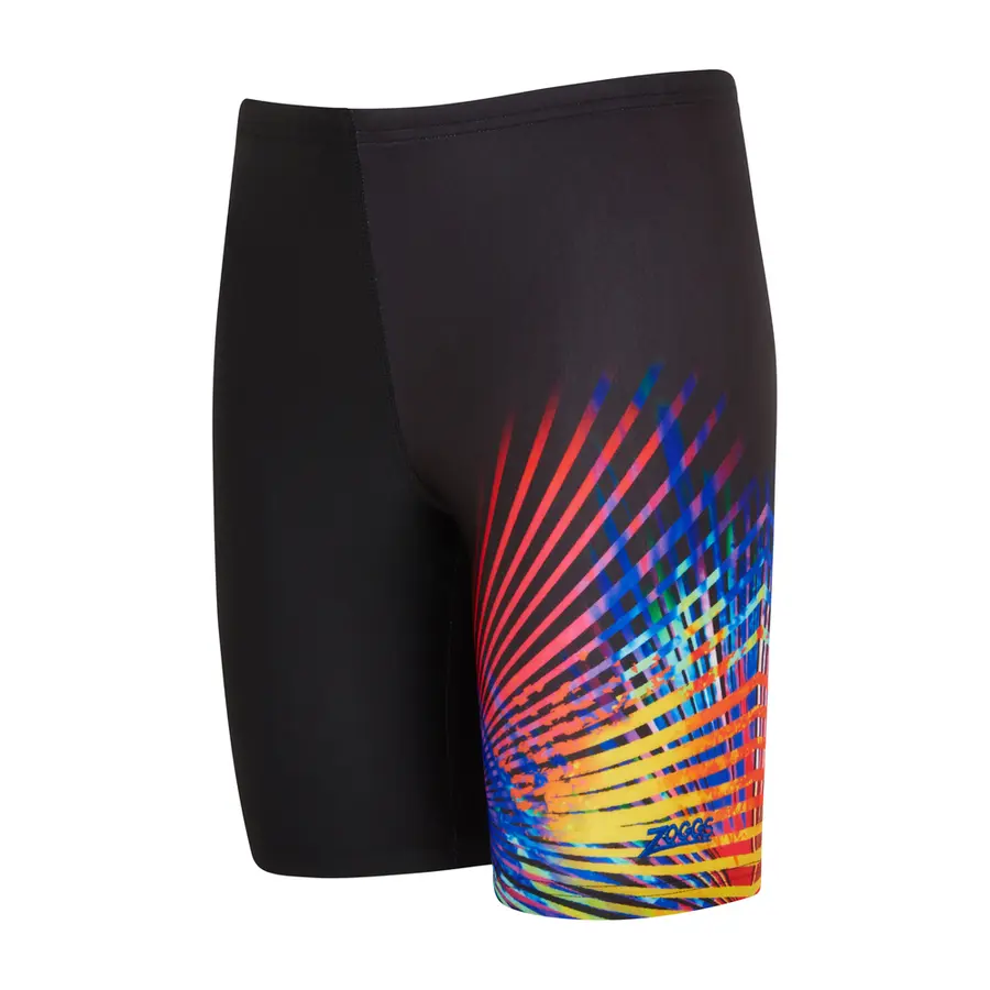 Zoggs | Neon Vibe Uimahousut Musta | Mid Jammer | 128 cm 