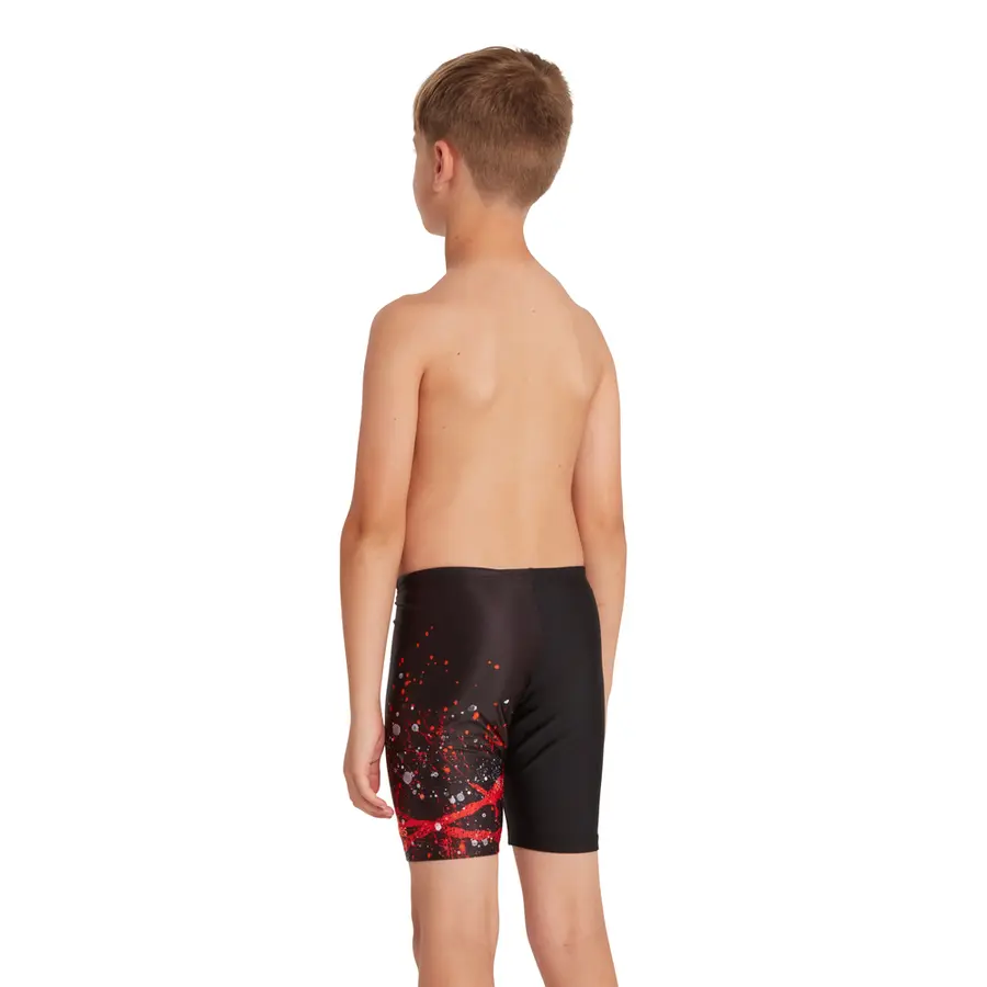 Zoggs | Wired Red Uimahousut Musta/Punainen | Mid jammer | 116 cm 