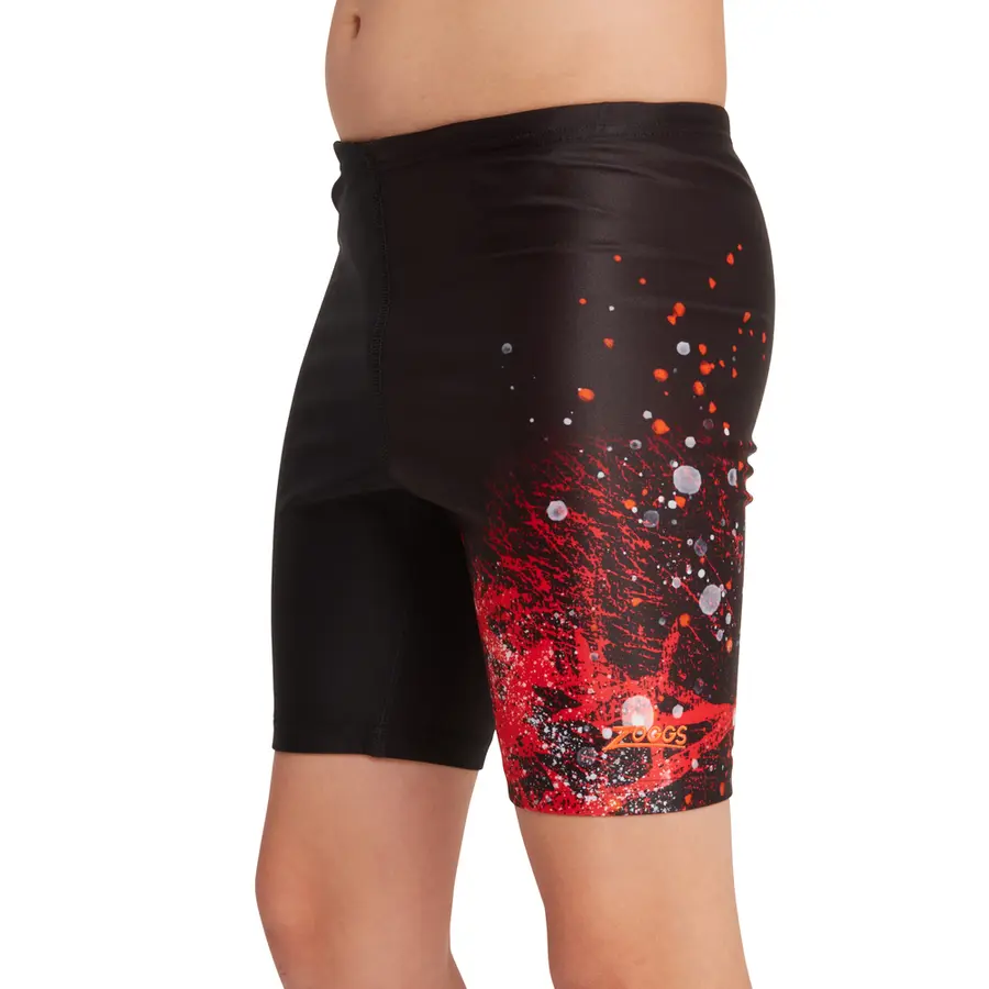 Zoggs | Wired Red Uimahousut Musta/Punainen | Mid jammer | 116 cm 