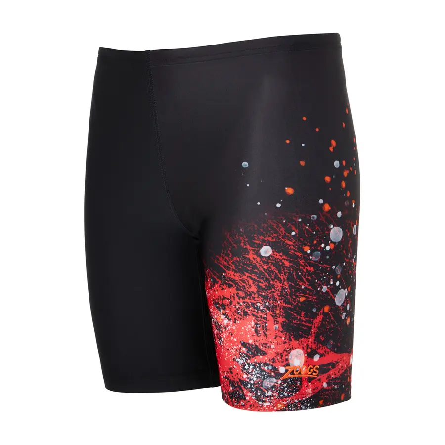 Zoggs | Wired Red Uimahousut Musta/Punainen | Mid jammer | 116 cm 