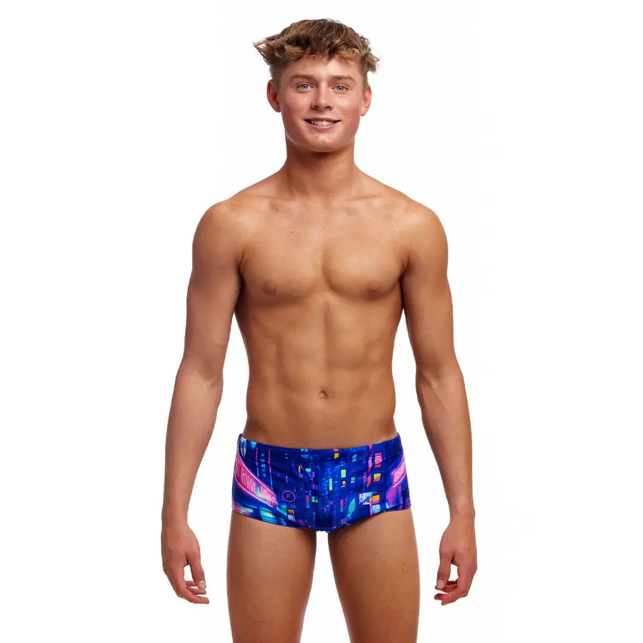 Funky Trunks Jr | Cyber City Uimahousut Sidewindwer Trunks | Koko 152 