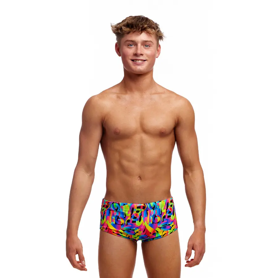 Funky Trunks Jr | Colour Funk Uimahousut Sidewinder Trunks | Monivärinen | 164 cm 