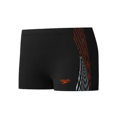 Speedo | Plastisol Aquashort Uimahousut Musta/Oranssi | EnduraFlex | Koko 140