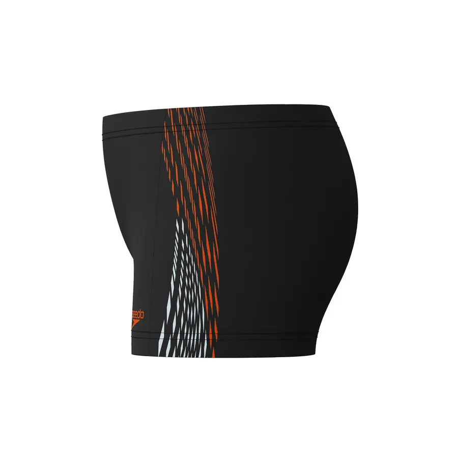 Speedo | Plastisol Aquashort Uimahousut Musta/Oranssi | EnduraFlex | Koko 140 