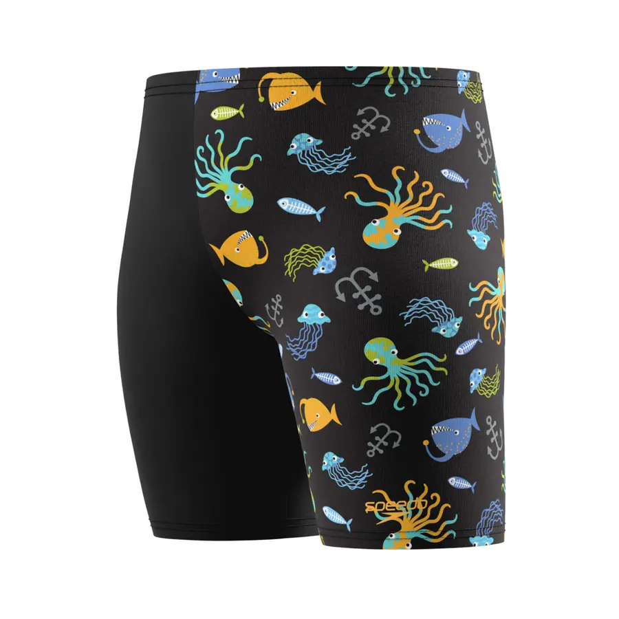 Speedo | Print Jammer Uimahousut jr 98 Musta | EnduraSoft 