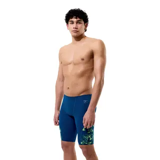 Speedo | Spliced Jammer Uimahousut Teal/Keltainen | Endurance+