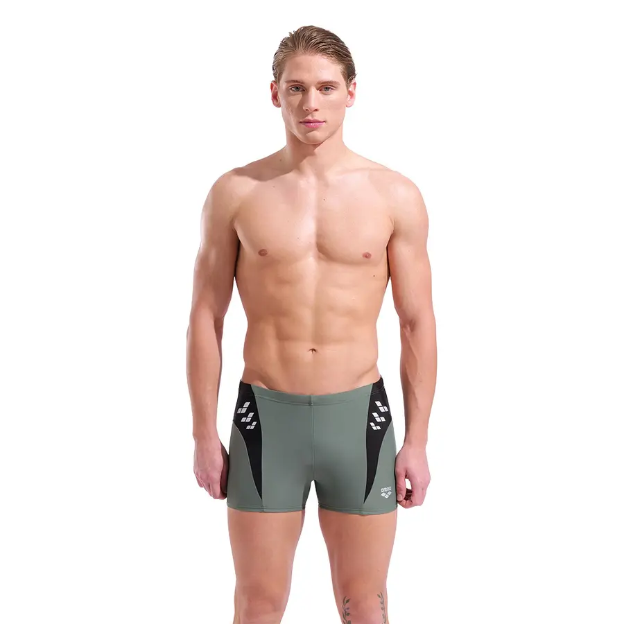 Arena | Steplogo Swim Short Uimahousut Vihreä | MaxFit ECO | Koko 30 