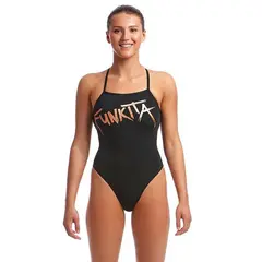 Funkita | Bronzed Uimapuku | Musta | EU36