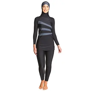 Zoggs | Meelup Burkini Musta | Elastomax | Koko 34