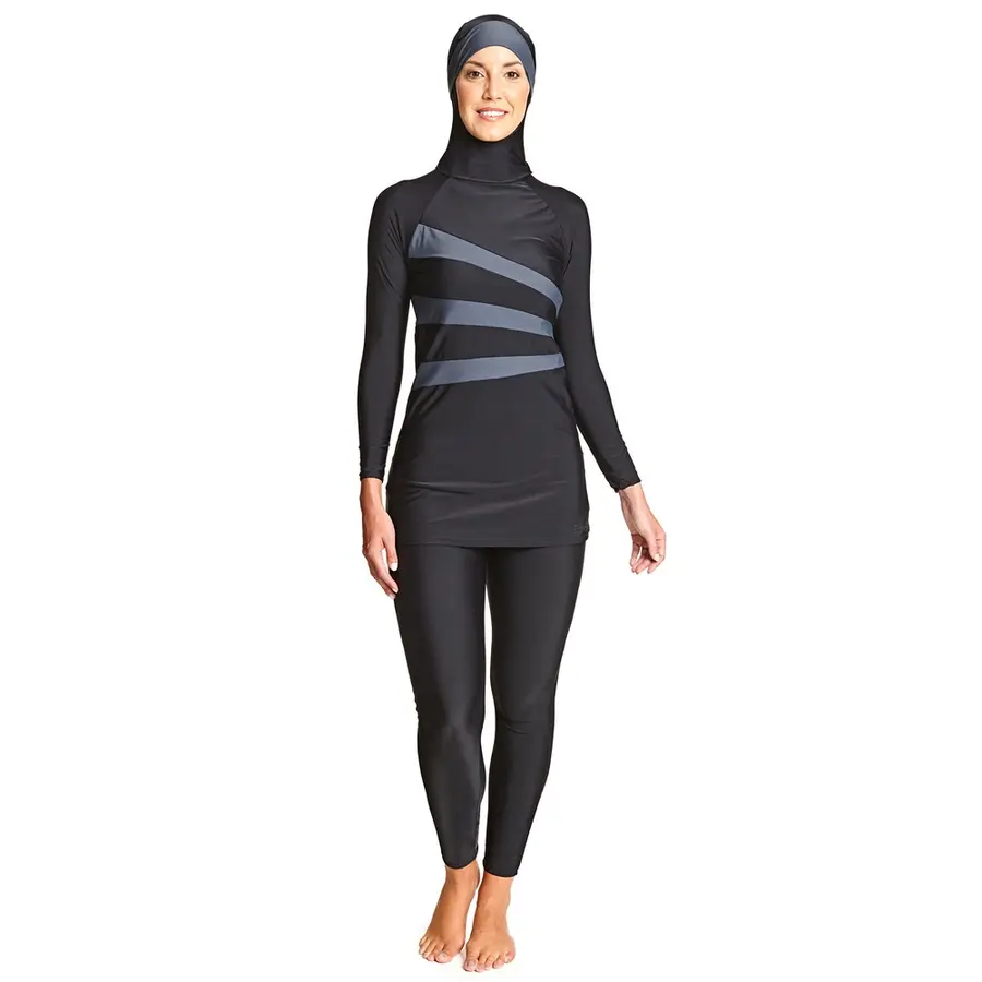 Zoggs | Meelup Burkini Musta | Elastomax | Koko 46 