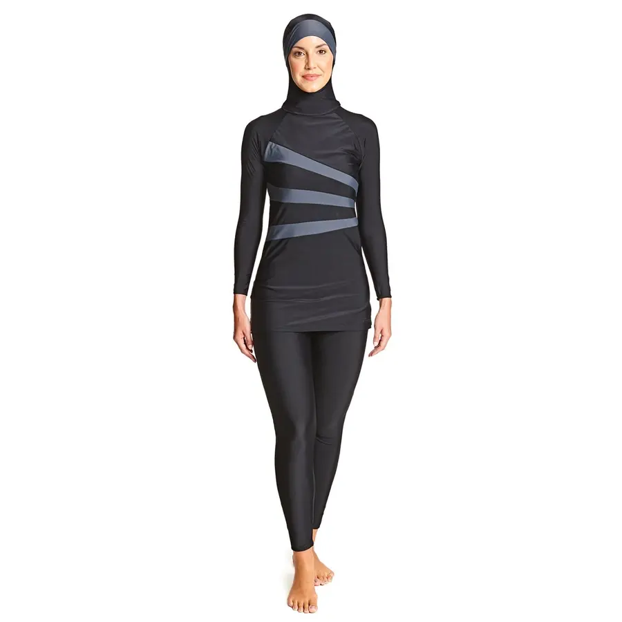 Zoggs | Meelup Burkini Musta | Elastomax | Koko 46 