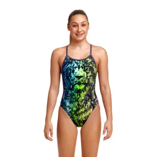 Lion Eyes Badedrakt jr Funkita | Single Strap