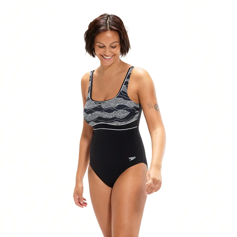 Speedo | Contour Eclipse Uimapuku Musta | ECO ShapeComprex | Koko 36 