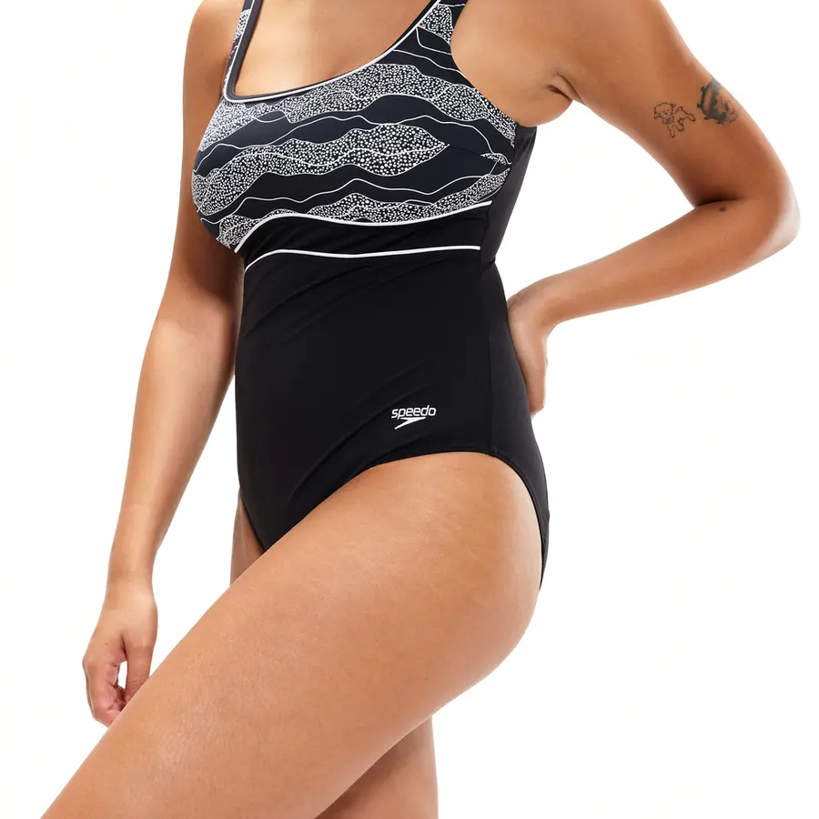 Speedo | Contour Eclipse Uimapuku Musta | ECO ShapeComprex | Koko 36 