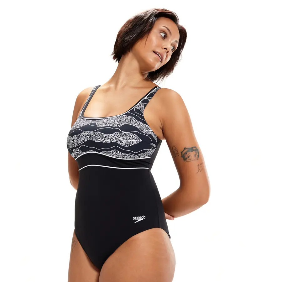 Speedo | Contour Eclipse Uimapuku Musta | ECO ShapeComprex | Koko 36 