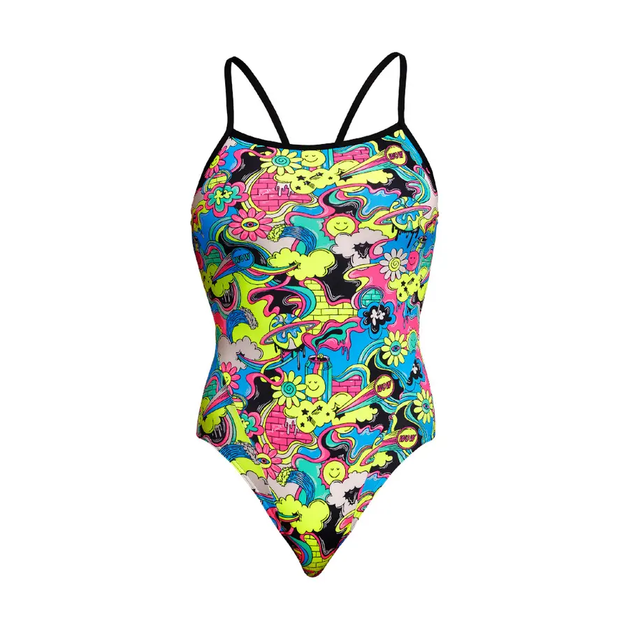 Funkita | Smash Mouth Uimapuku Monivärinen | Single strap back | 36 