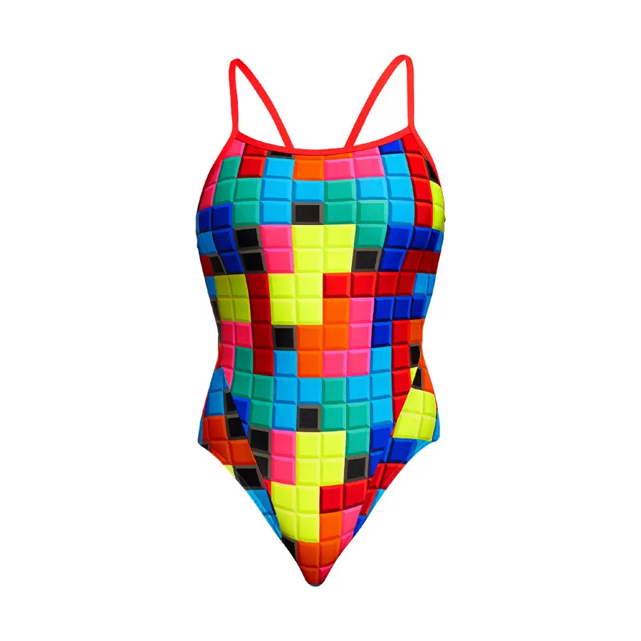 Funkita | Blocked Uimapuku Monivärinen | Single strap back | 34 