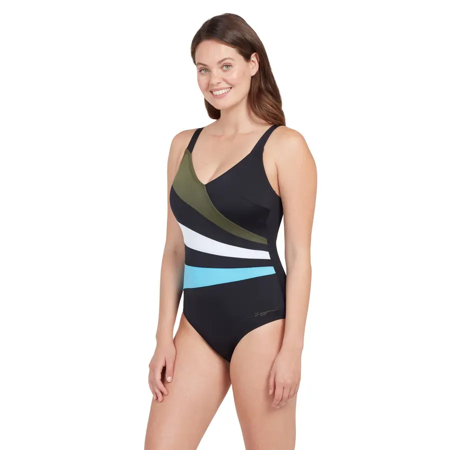 Zoggs | Wrap Panel Classicback Uimapuku Musta | Ecolast | EU34 