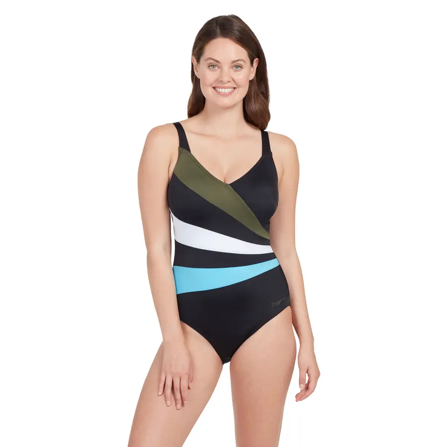 Zoggs | Wrap Panel Classicback Uimapuku Musta | Ecolast | EU34 