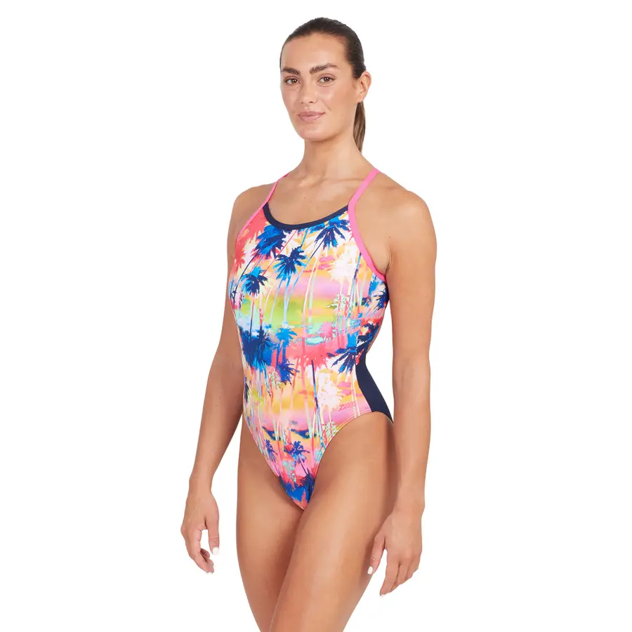 Zoggs | Sunset Tri Back Uimapuku Monivärinen | Ecolast+ | EU36 