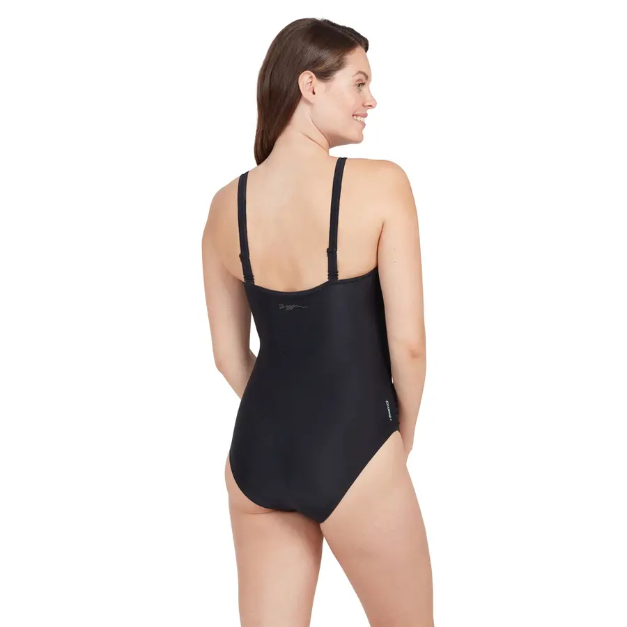 Zoggs | Multiway 1 Piece Uimapuku Musta | Ecolast+ | Koko 44 