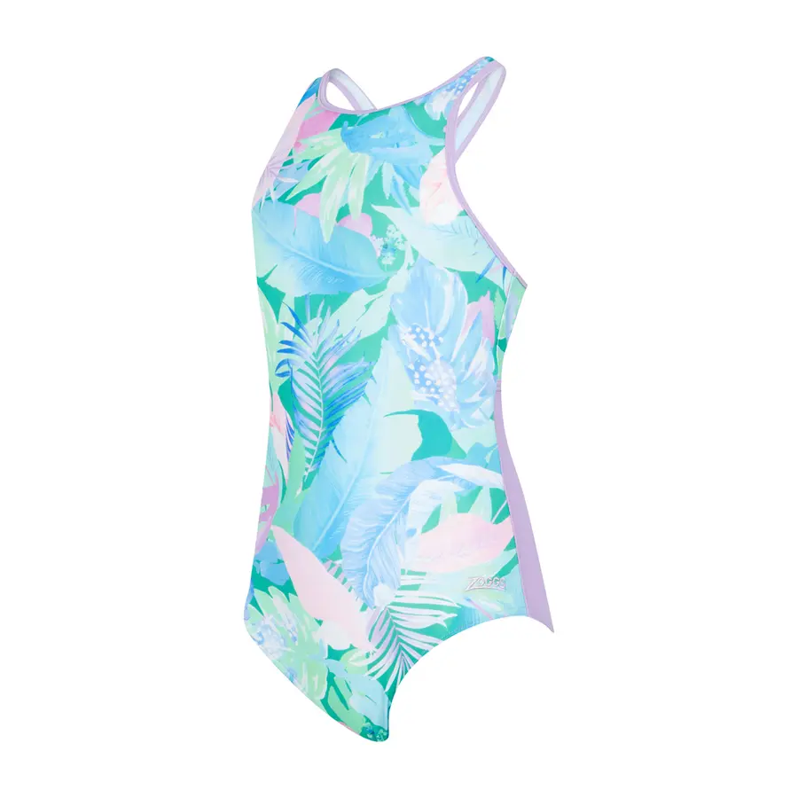 Dreamland Hi Front Badedrakt jr 116cm Zoggs | Flerfarget | Ecolast 