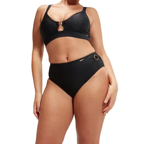 Speedo | High Waist Shaping Bikinialaosa Musta | ECO BodyFit Rec