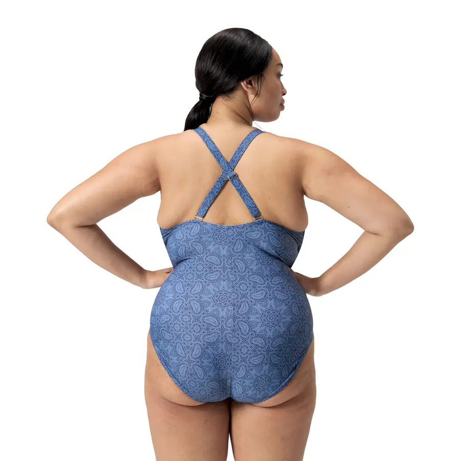 Speedo | V Neck Shaping Uimapuku Sininen | BodyFit Rec | Koko 46 