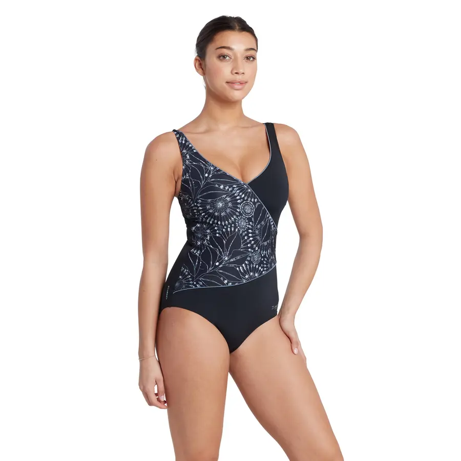 Zoggs | Stellar Uimapuku Musta | Wrap Front | EU52 