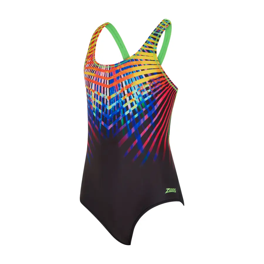 Zoggs | Neon Vibe Uimapuku Monivärinen | Rowleeback | 116 cm 
