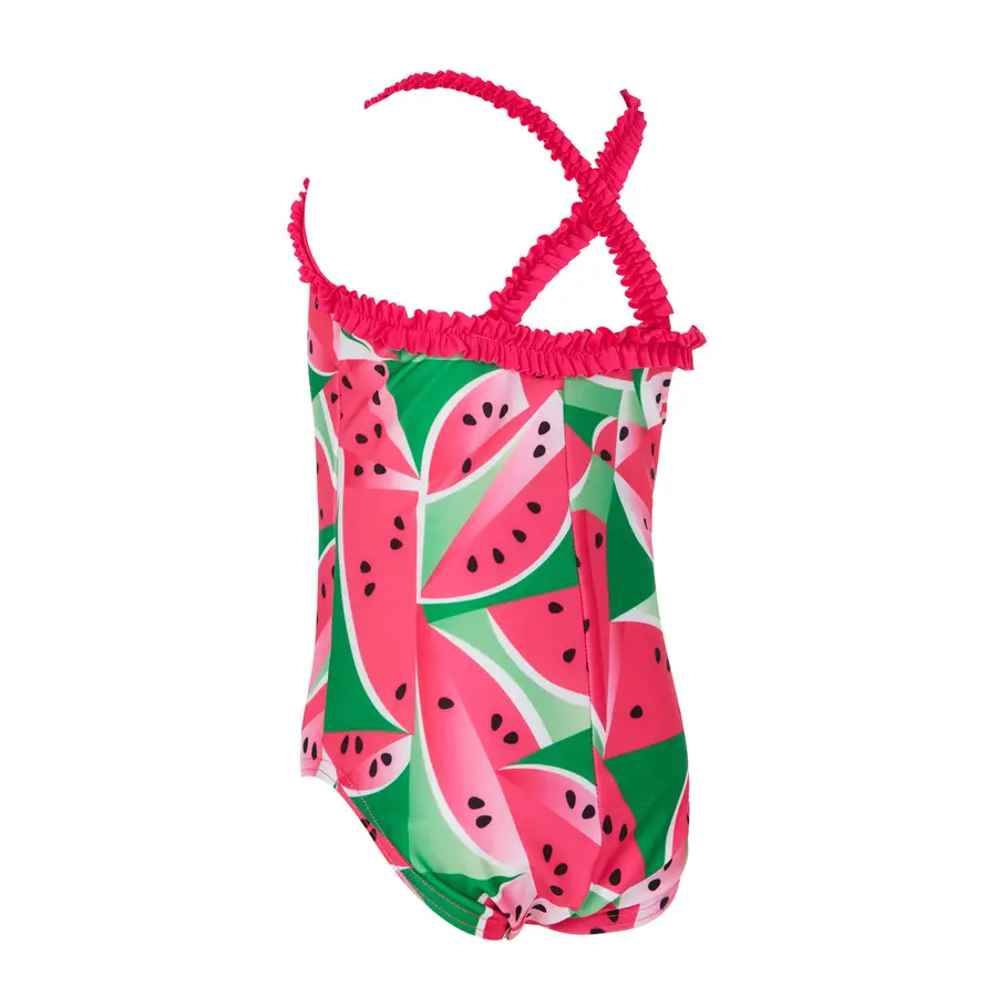 Zoggs | Watermelon Ruffle Uimapuku Pinkki | Crossback | 98 cm 