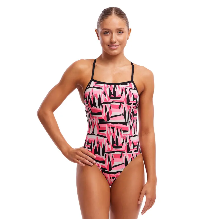 Funkita | Sugar Hits Uimapuku Single strenght | Pinkki | EU34 